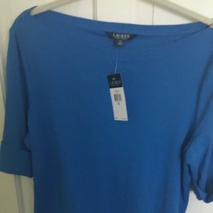 Lauren Knit Tee— mid arm cuffed sleeve